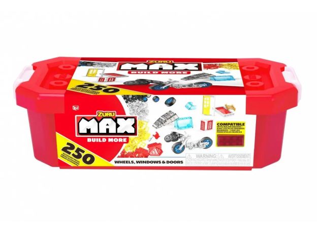 بلاک ساختنی 250 قطعه ای Max Build More سری چرخ‌ها درها و پنجره‌ها, image 6