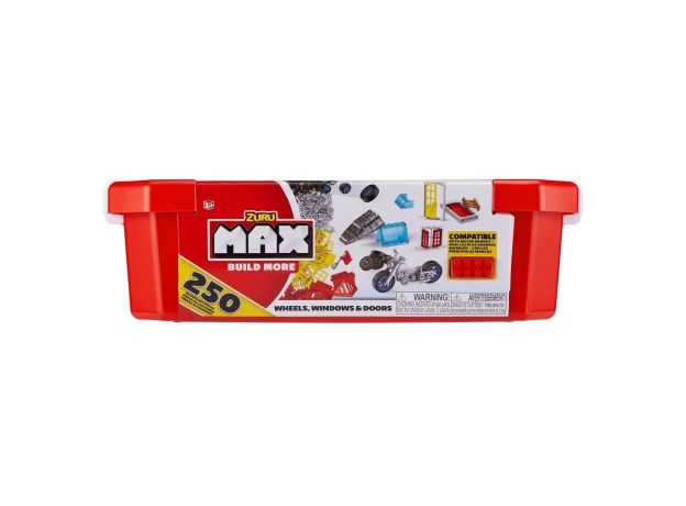 بلاک ساختنی 250 قطعه ای Max Build More سری چرخ‌ها درها و پنجره‌ها, image 