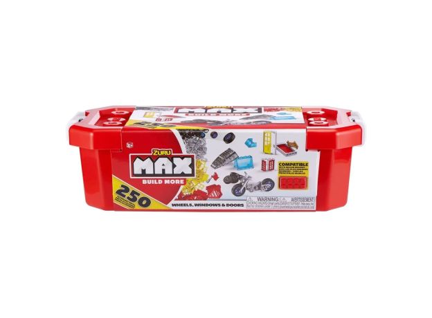 بلاک ساختنی 250 قطعه ای Max Build More سری چرخ‌ها درها و پنجره‌ها, image 8