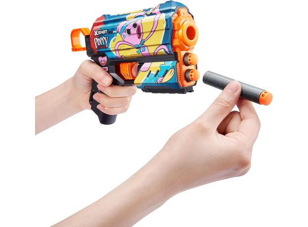 تفنگ ایکس شات X-Shot سری Skins مدل Poppy Playtime Timeout قرمز, تنوع: 36649 - Toony, image 4