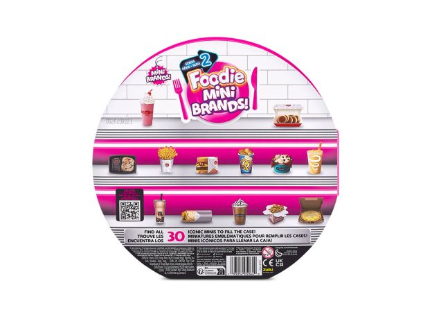 جعبه کلکسیونی فایو سورپرایز صورتی سری 2 Foodie Mini Brands به همراه 5 سورپرایز, image 6