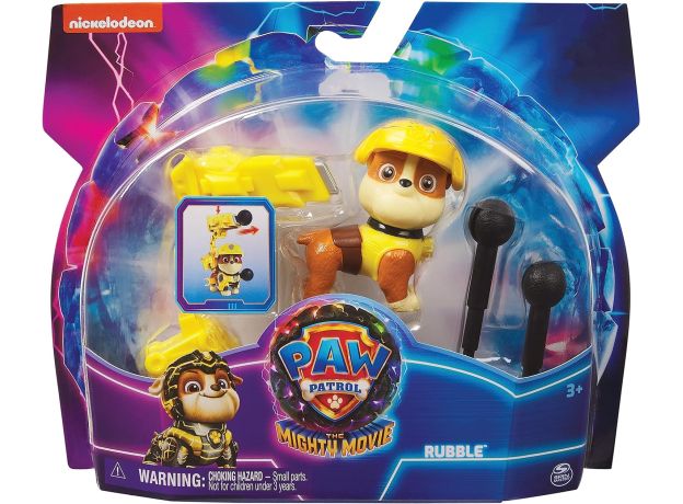 فیگور رابل همراه با لانچر سگ های نگهبان Paw Patrol سری Aqua Pups, تنوع: 6068167-Rubble, image 7