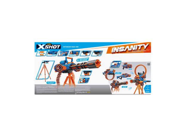 تفنگ ایکس شات X-Shot سری Insanity مدل Motorized Rage Fire, تنوع: 36605 - Motorized Rage Fire, image 11