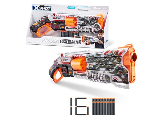 تفنگ ایکس شات X-Shot سری Skins مدل Lock Blaster, image 
