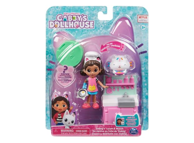 ست بازی گبی سرآشپز Gabby’s Dollhouse به همراه اکسسوری, تنوع: 6060476-Gabby’s Lunch, image 9