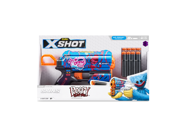 تفنگ ایکس شات X-Shot سری Skins مدل Poppy Playtime Jumpscare, تنوع: 36649 - Jumpscare, image 6