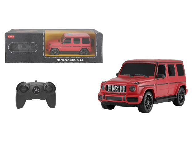 ماشین کنترلی مرسدس بنز قرمز AMG G63 راستار با مقیاس 1:24, تنوع: 95800-Red, image 