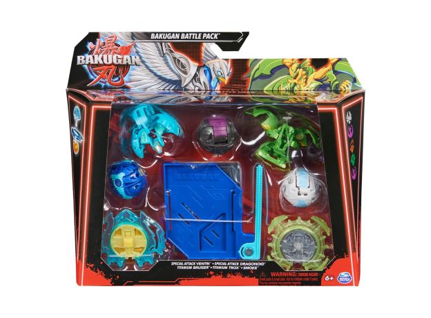 پک 5 تایی مبارزه باکوگان Bakugan سری Special Attack با لانچر آبی, تنوع: 6066988-Blue, image 