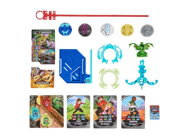 پک 5 تایی مبارزه باکوگان Bakugan سری Special Attack با لانچر آبی, تنوع: 6066988-Blue, image 2