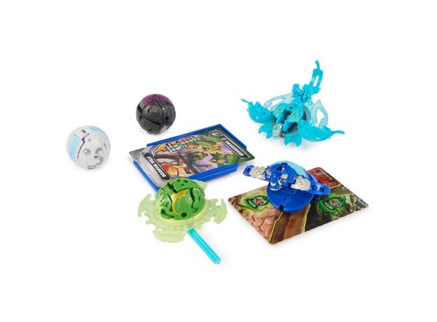 پک 5 تایی مبارزه باکوگان Bakugan سری Special Attack با لانچر آبی, تنوع: 6066988-Blue, image 3