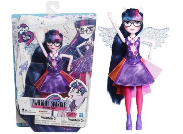 عروسک 28 سانتی فشن مدل Twilight Sparkle مای لیتل پونی, تنوع: E1984EU40-Twilight, image 