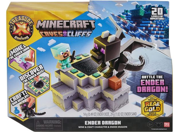ست فیگورهای Minecraft سری Caves and Cliffs مدل Ender Dragon, تنوع: 41677-Ender Dragon, image 