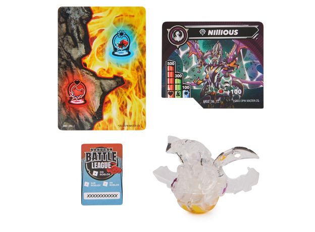 پک تکی باکوگان Bakugan مدل Nillious الماسی, تنوع: 6066716-Nillious, image 4