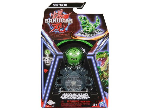 پک تکی باکوگان Bakugan سری Special Attack مدل Trox, تنوع: 6066715-Trox, image 