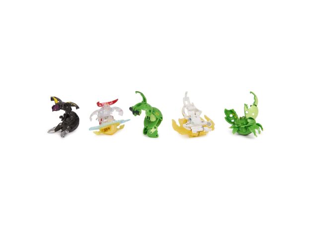 پک 5 تایی مبارزه باکوگان Bakugan سری Special Attack با لانچر سفید, تنوع: 6066988-White, image 5