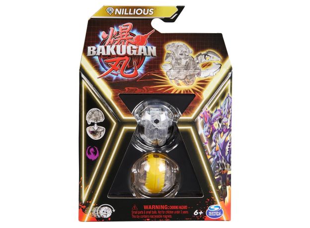 پک تکی باکوگان Bakugan مدل Nillious الماسی, تنوع: 6066716-Nillious, image 