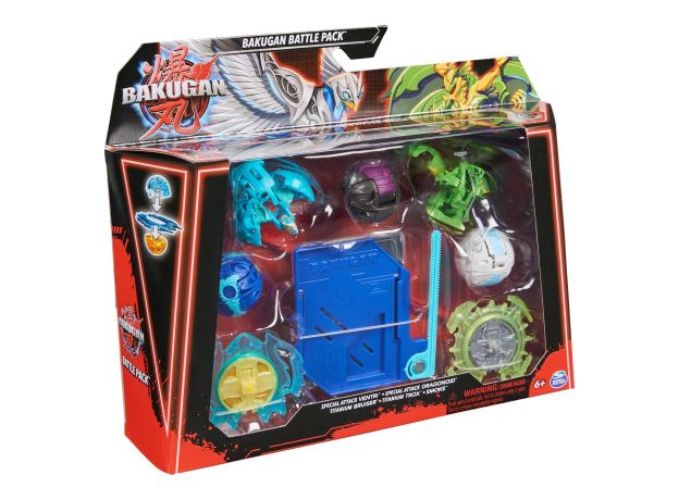 پک 5 تایی مبارزه باکوگان Bakugan سری Special Attack با لانچر آبی, تنوع: 6066988-Blue, image 15