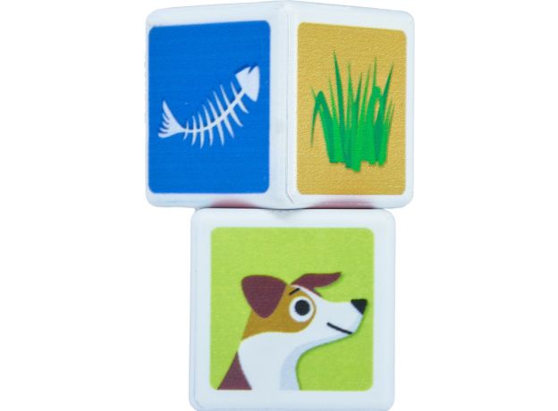 ست بازی مکعب جادویی 2 تایی حیوان و غذا پلی مگنت, تنوع: 4001-PM-Magic Cube Animals and Food, image 6