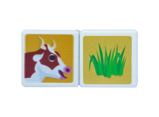 ست بازی مکعب جادویی 2 تایی حیوان و غذا پلی مگنت, تنوع: 4001-PM-Magic Cube Animals and Food, image 5