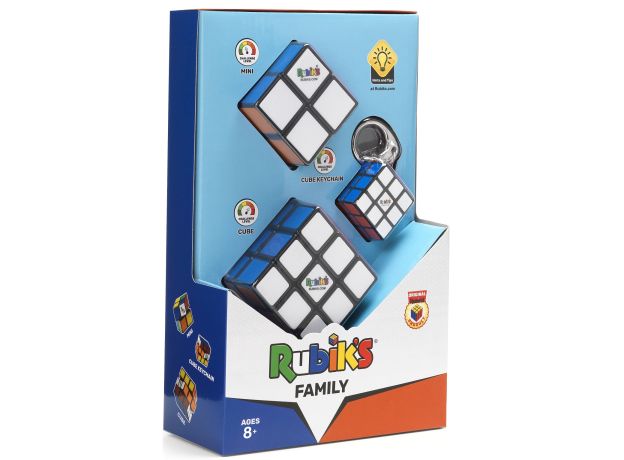 پک سه تایی مکعب های روبیک اورجینال Rubik's سری Family, image 