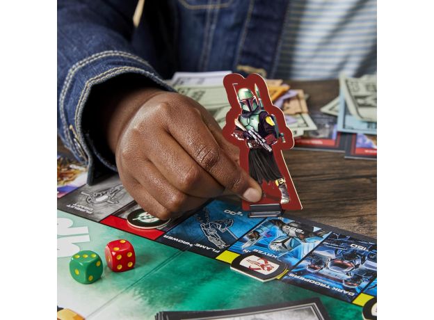 بازی فکری مونوپولی Monopoly مدل استار وارز بوبافت Star Wars Boba Fett, image 9