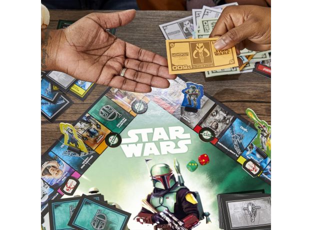 بازی فکری مونوپولی Monopoly مدل استار وارز بوبافت Star Wars Boba Fett, image 11