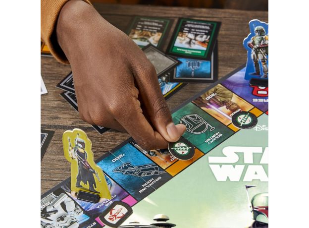 بازی فکری مونوپولی Monopoly مدل استار وارز بوبافت Star Wars Boba Fett, image 8