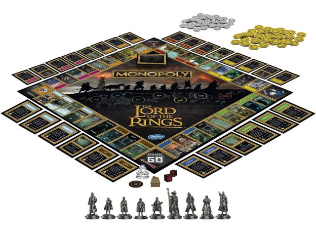 بازی فکری مونوپولی Monopoly مدل ارباب حلقه ها The Lord of the Rings, image 2