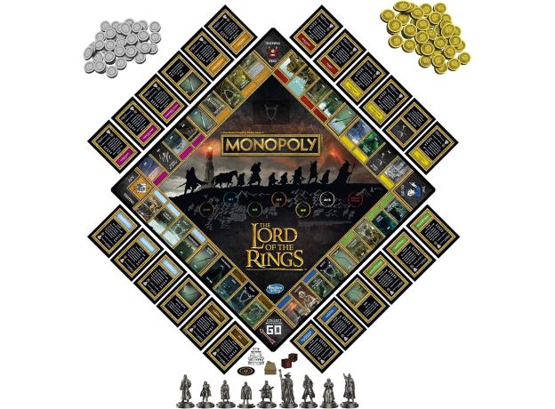 بازی فکری مونوپولی Monopoly مدل ارباب حلقه ها The Lord of the Rings, image 3