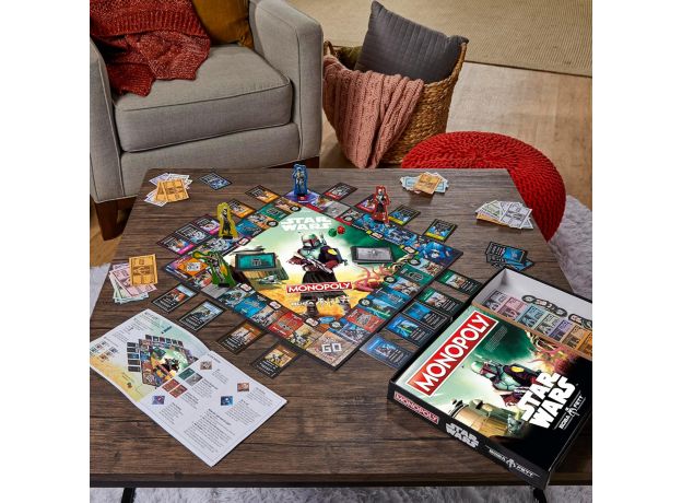 بازی فکری مونوپولی Monopoly مدل استار وارز بوبافت Star Wars Boba Fett, image 10