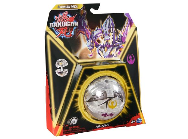 پک تکی باکوگان Bakugan سری Deka مدل Nillious شیشه ای, تنوع: 6067047-Nillious, image 6