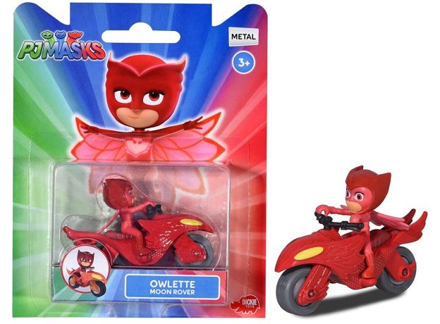 موتور فلزی گروه شب نقاب PJ Masks سری Moon Rover مدل Owlette, تنوع: 203141013-Owlette, image 