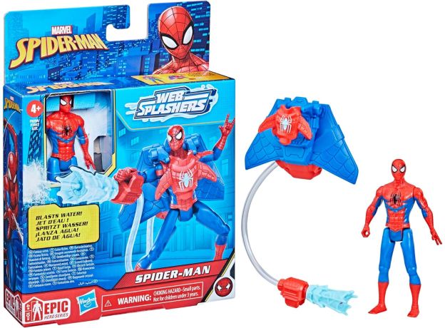 فیگور 10 سانتی مرد عنکبوتی به همراه اکسسوری آبپاش, تنوع: F8294-Spider-Man, image 