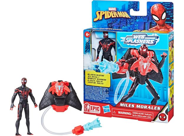 فیگور 10 سانتی مایلز مورالز به همراه اکسسوری آبپاش, تنوع: F8402-Miles Morales, image 