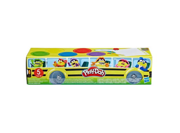 پک 5 تایی خمیربازی Play Doh مدل بازگشت به مدرسه, image 3