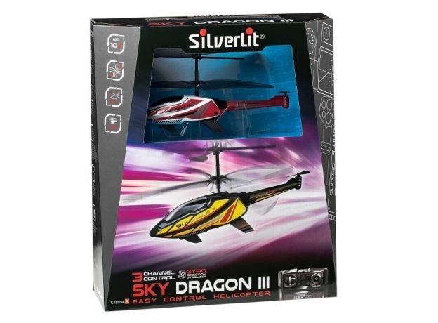 هلیکوپتر کنترلی Sky Dragon 3کاناله (Silverlit), image 