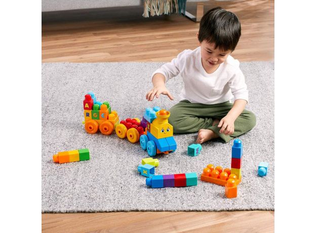 بلاک های ساختنی Fisher Price مدل قطار موزیکال ABC, image 2