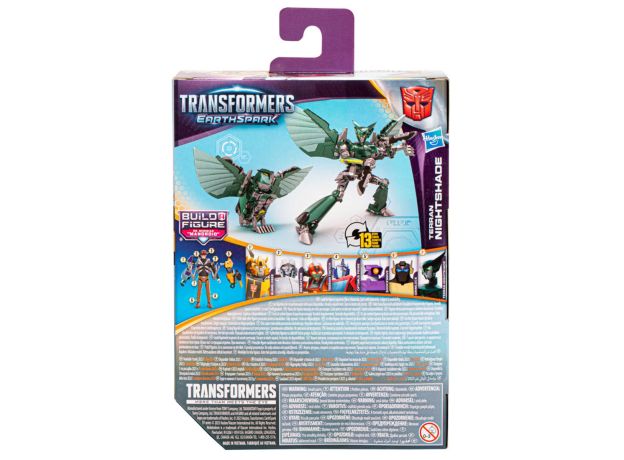 فیگور 12 سانتی ترن نایت شید ترنسفورمرز Transformers سری Earthspark, تنوع: F6738-Terran, image 5