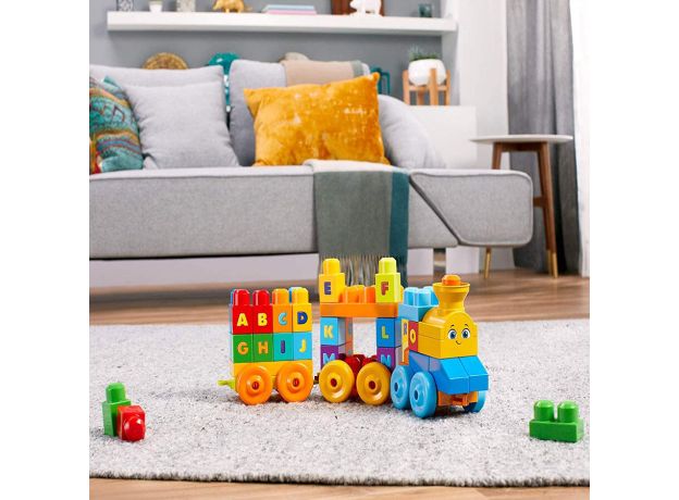 بلاک های ساختنی Fisher Price مدل قطار موزیکال ABC, image 3