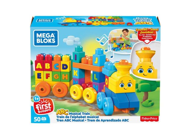 بلاک های ساختنی Fisher Price مدل قطار موزیکال ABC, image 6