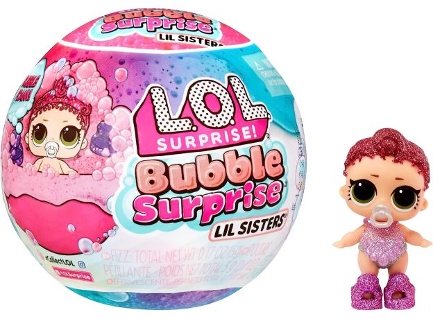 عروسک LOL Surprise سری Bubble Surprise مدل Lil Sister, تنوع: 119791-Lil Sisters, image 