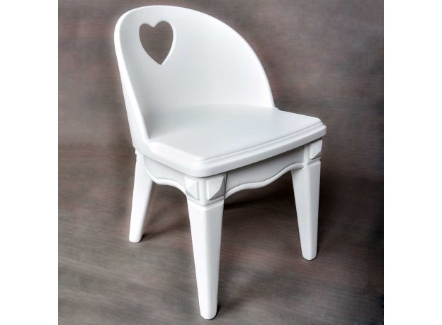 صندلی قلبی سفید چوبی کاما, تنوع: 11011-CM-Chair, image 