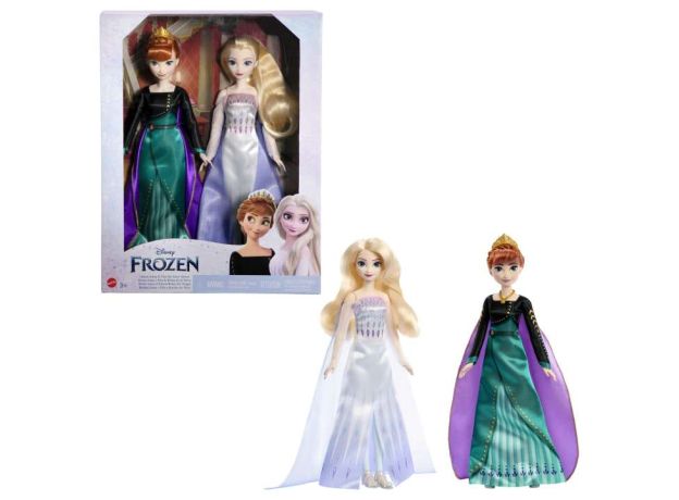 ست 2 تایی عروسک های 30 سانتی السا و آنا Disney Frozen, image 