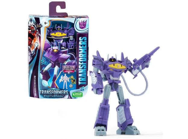 فیگور 12 سانتی شاک‌ ویو ترنسفورمرز Transformers سری Earthspark, تنوع: F6736-Shockwave, image 