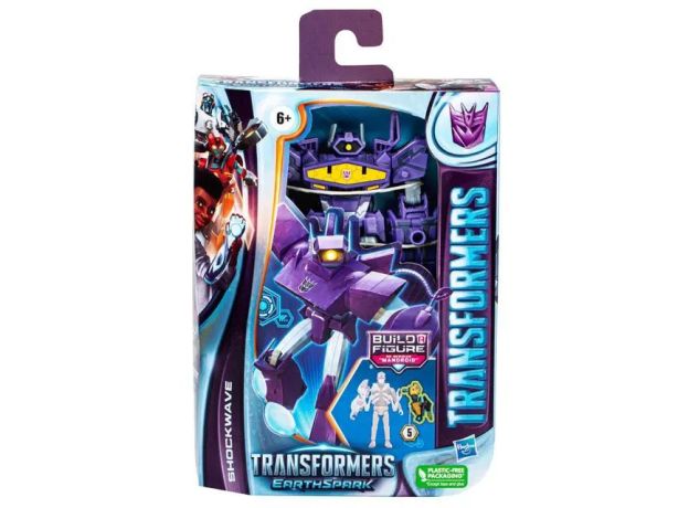 فیگور 12 سانتی شاک‌ ویو ترنسفورمرز Transformers سری Earthspark, تنوع: F6736-Shockwave, image 6