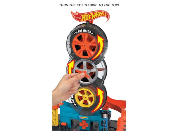 پیست ماشین های Hot Wheels سری  Cityمدل  Super Twist Tire Shop, image 3