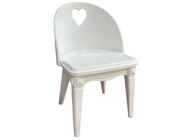 صندلی قلبی سفید چوبی کاما, تنوع: 11011-CM-Chair, image 8