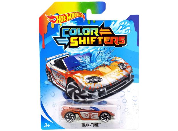 ماشین تغییر رنگ دهنده Hot Wheels سری Colour Shifters مدل 57 Trak-Tune, تنوع: BHR15-Trak-Tune, image 