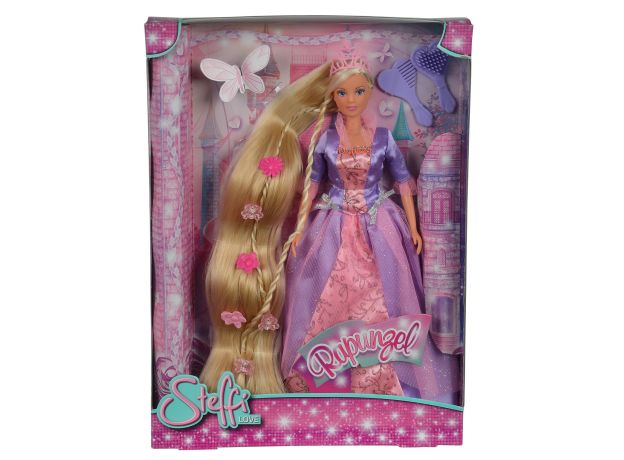 عروسک 29 سانتی Steffi Love مدل Rapunzel با لباس بنفش, تنوع: 105738831-Purple, image 4