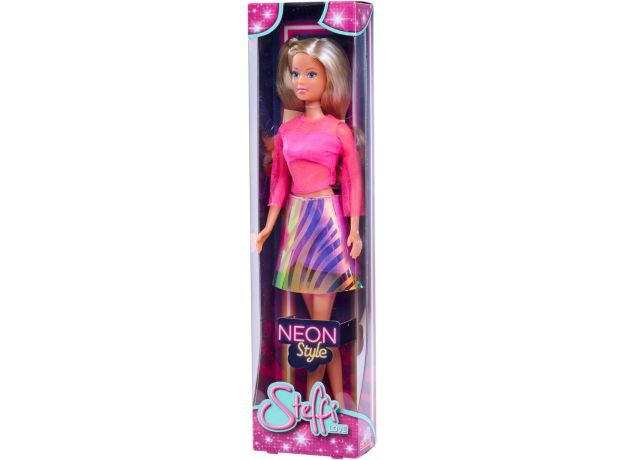 عروسک 29 سانتی Steffi Love مدل Neon Style با لباس صورتی, تنوع: 105733665-Pink, image 